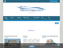 Tablet Screenshot of hotel-mediterraneo.com